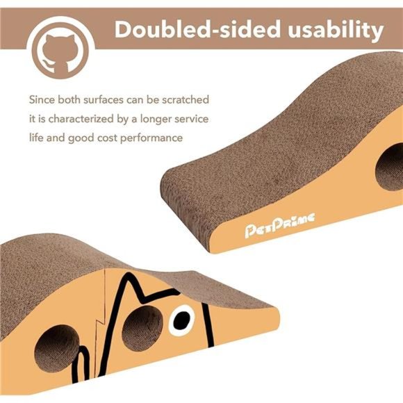 Cat Scratcher Cardboard Board CatRecycle Corrugated ScratchingPad Cat Scratching - Picture 5 of 7